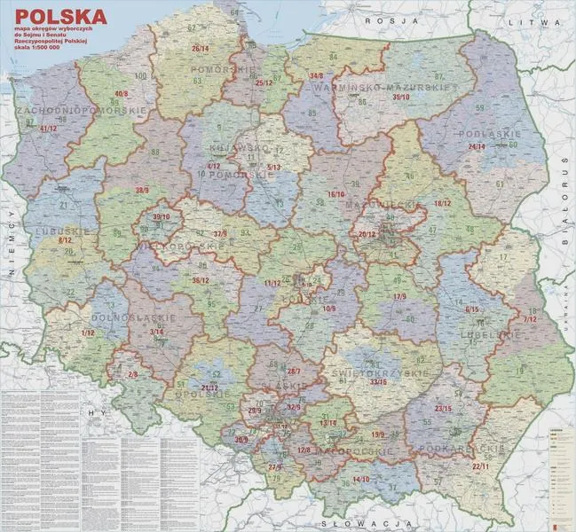 Okręgi wyborcze w Polsce
