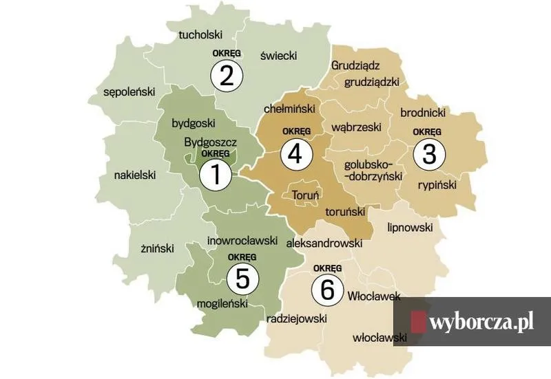 Podział okręgów wyborczych